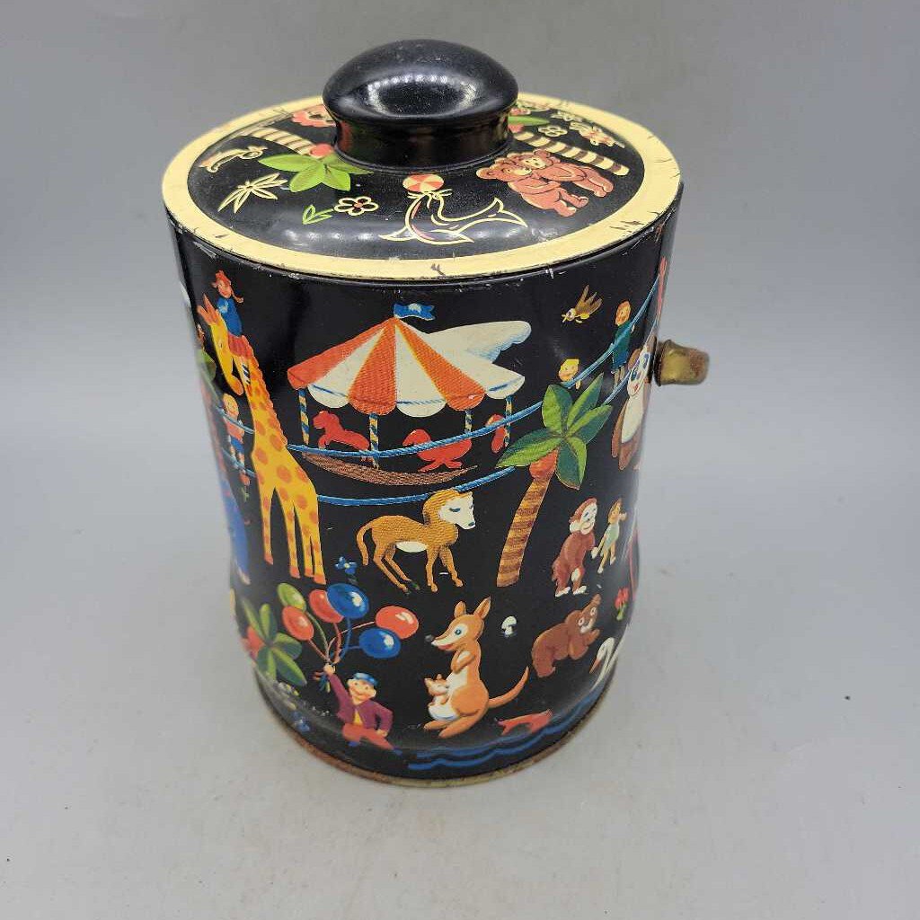 1967 Circus Theme Tin Can (CM0511)