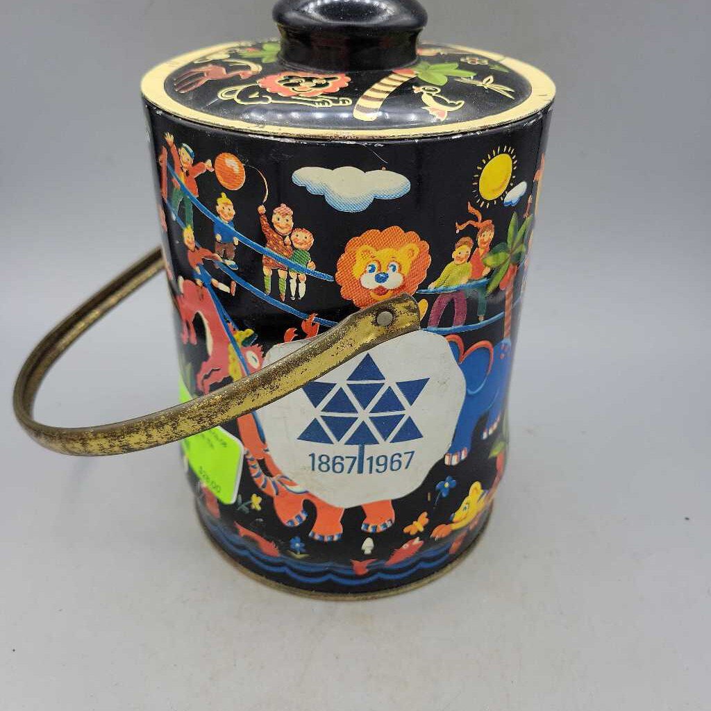 1967 Circus Theme Tin Can (CM0511)