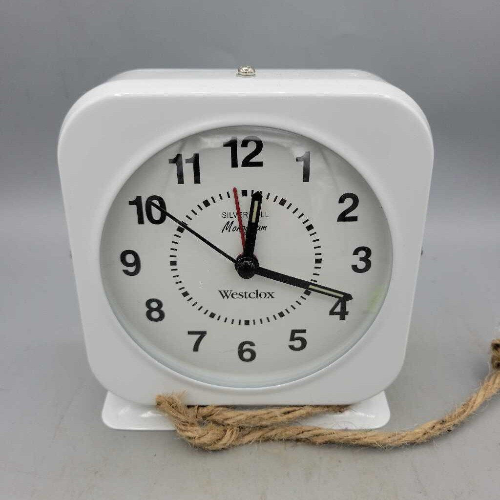 Westclox Silver Bell alarm clock working (M2) 6661