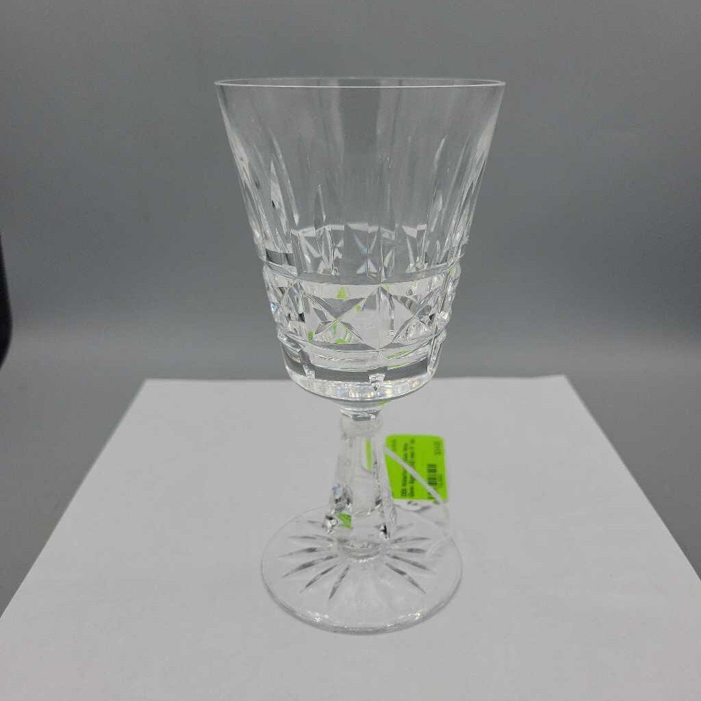 Waterford Crystal Wine Glass Signed (DEB)