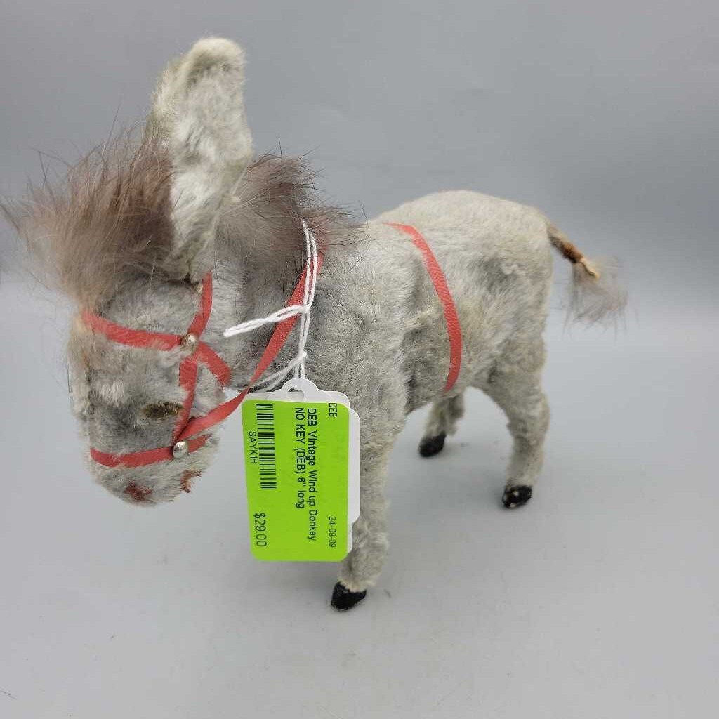 Vintage Wind up Donkey NO KEY (DEB)