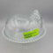 Indiana Glass Cat on a Basket / nest candy dish (DS) 3225