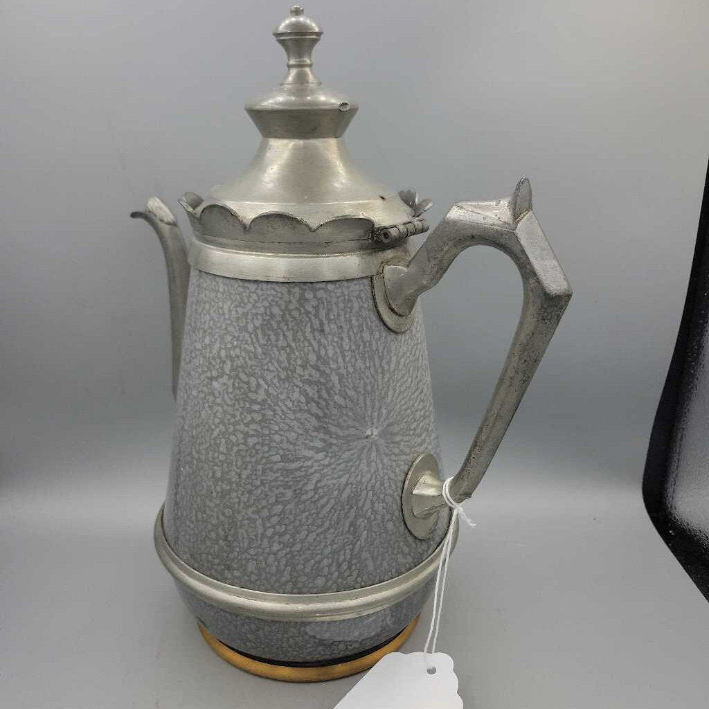 19 th Century Manning Bowman Enamel Coffee pot (DS) 3206