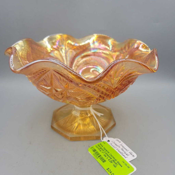 Imperial Carnival Glass Marigold Compote (RHA) Imperial Carnival Glass Marigold Compote (RHA)