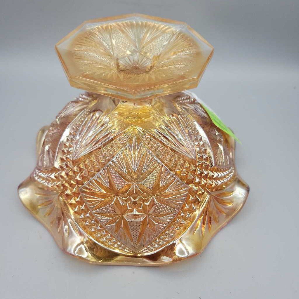 Imperial Carnival Glass Marigold Compote (RHA)