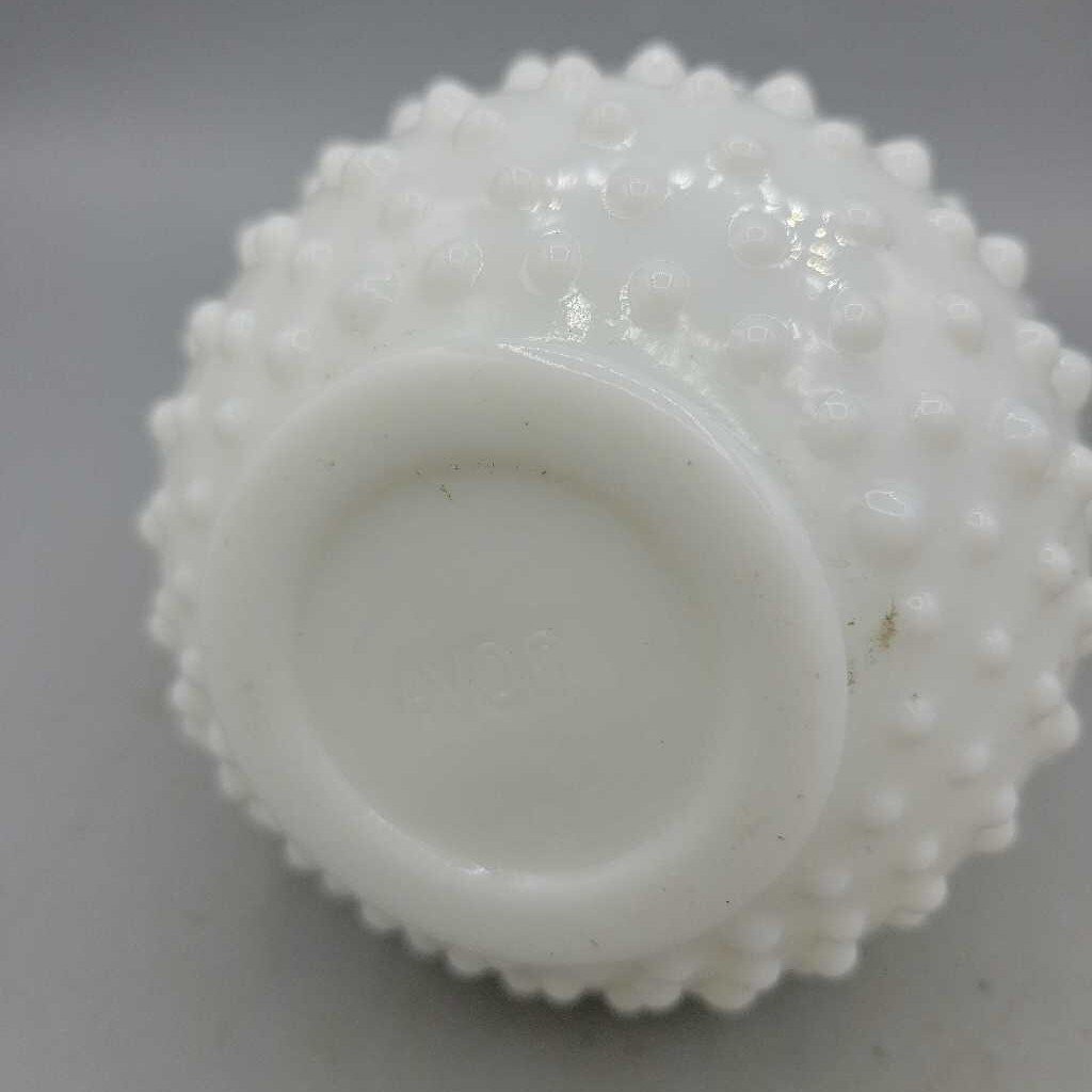 Milk Glass Hobnail Vinegar Cruet (RHA)