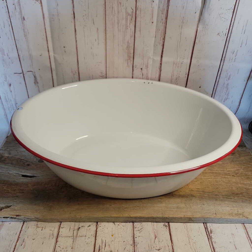 Enamel ware wash tub (JAS)