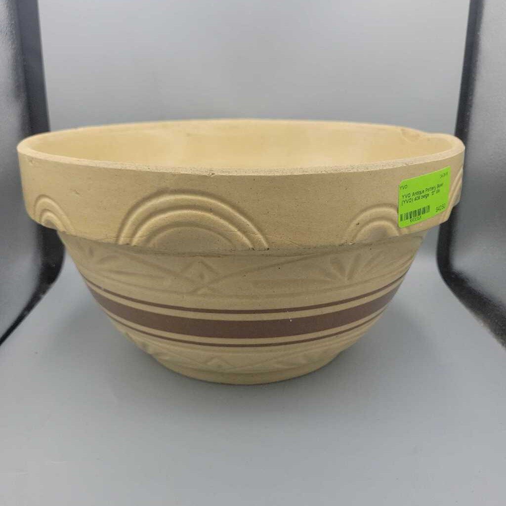 Antique Pottery Bowl (YVO) 409