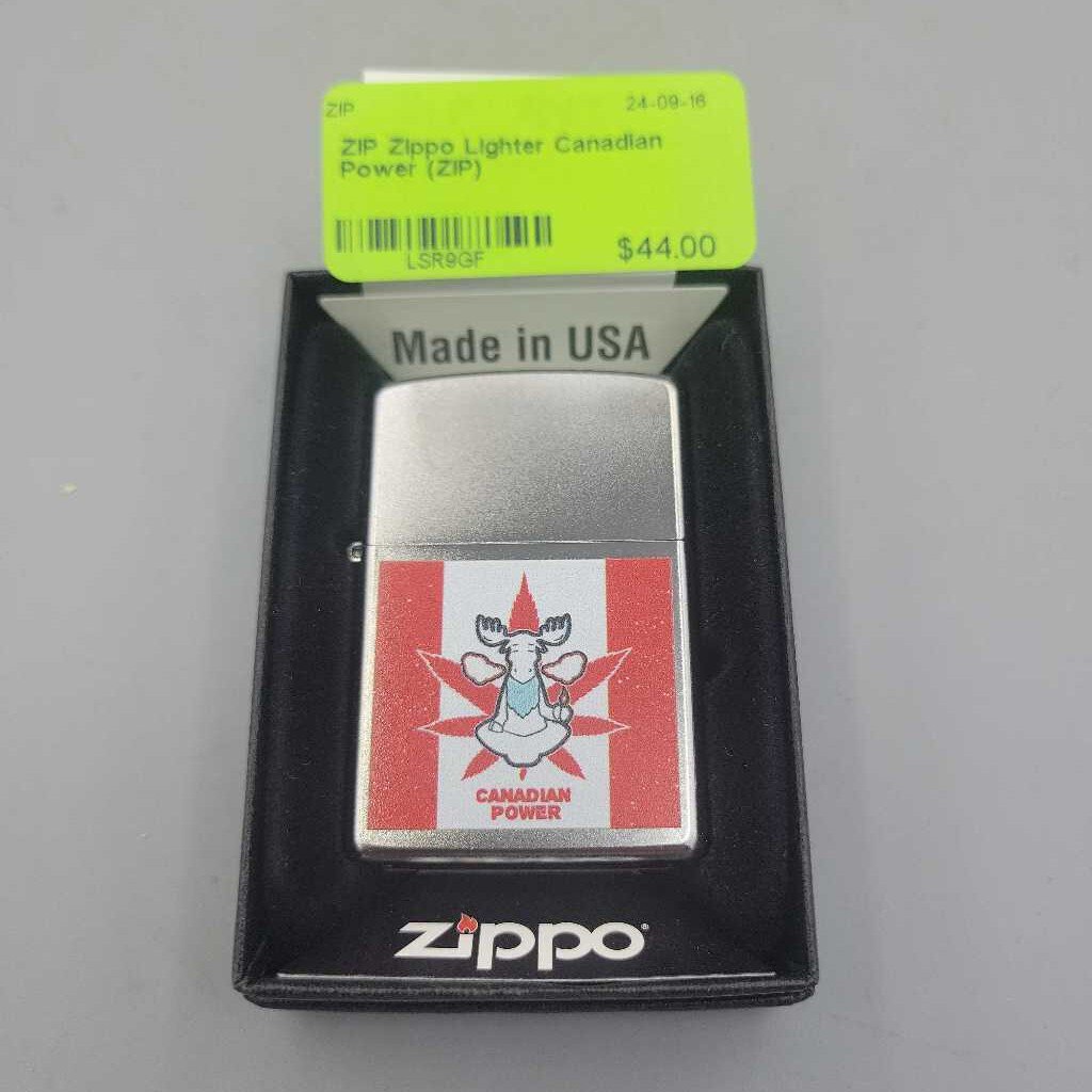 Zippo Lighter Canadian Power (ZIP)