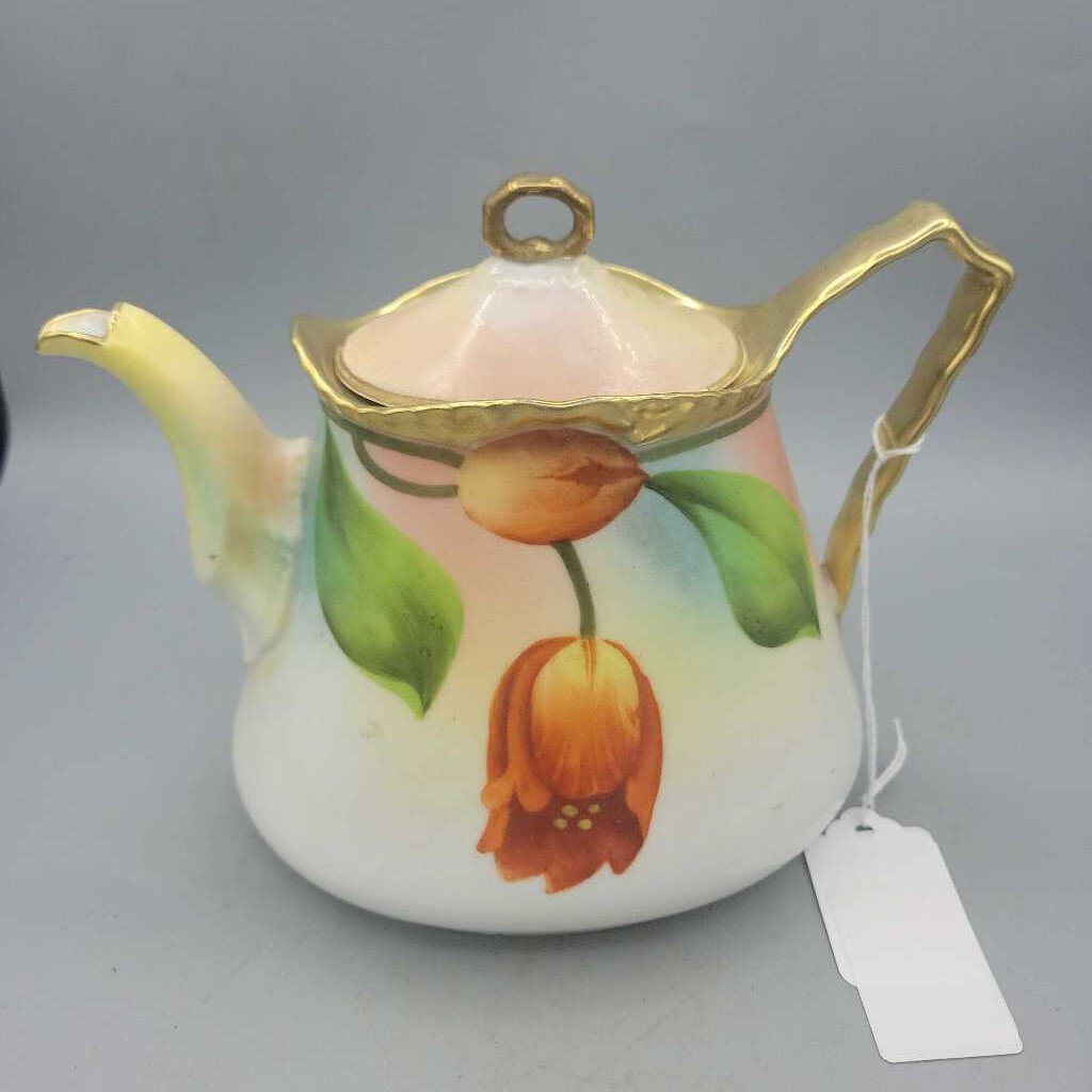 Hand Painted Prussia Tea Pot (DEB)