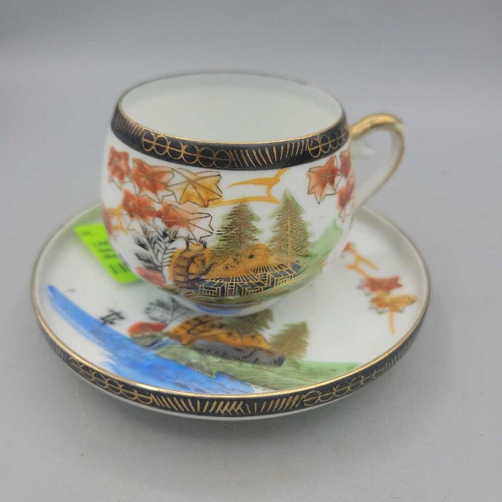 Lithopane Cup and saucer (LIND) L767