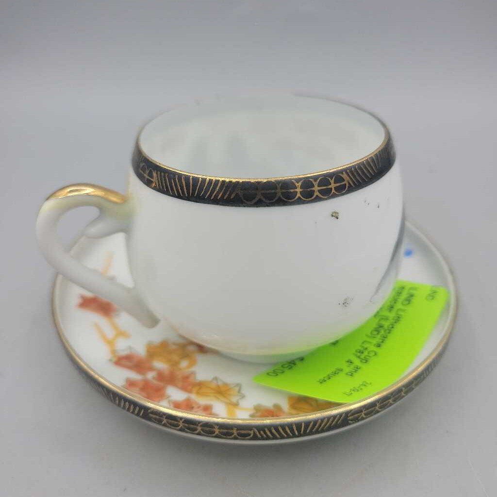 Lithopane Cup and saucer (LIND) L767