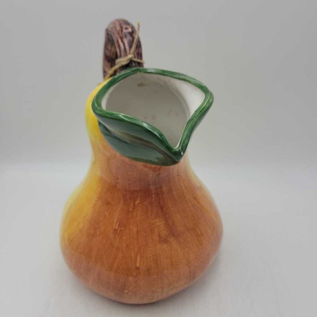 Pear Pitcher Made in Italy 10"H (BG) #84