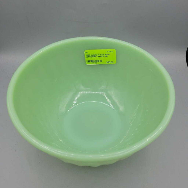 Jadeite 8" Swirl Bowl (DMG) 9784