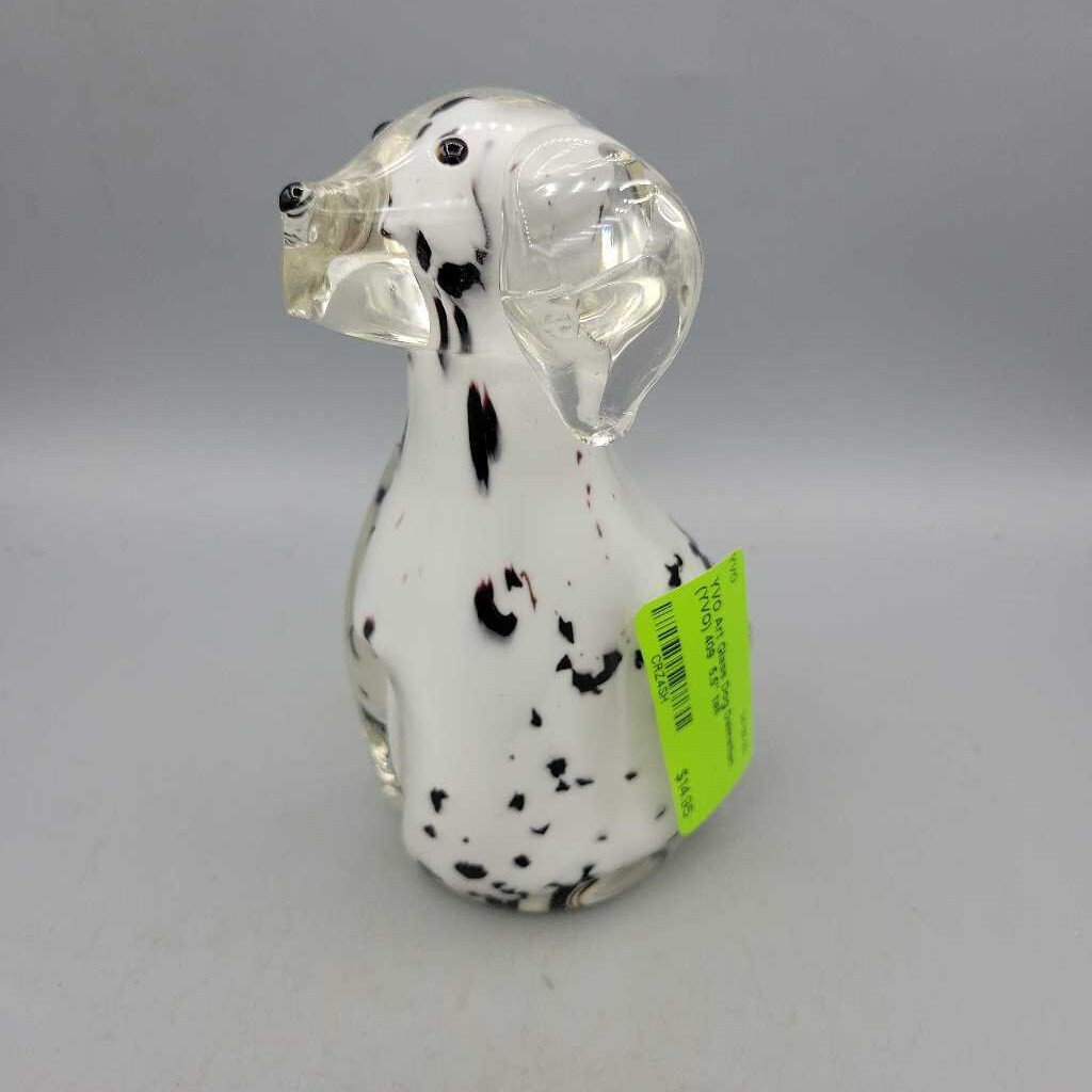 Art Glass Dog Dalmatian (YVO) 409