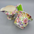 JL cream/sugar Du barry (James Kent) chintz ware