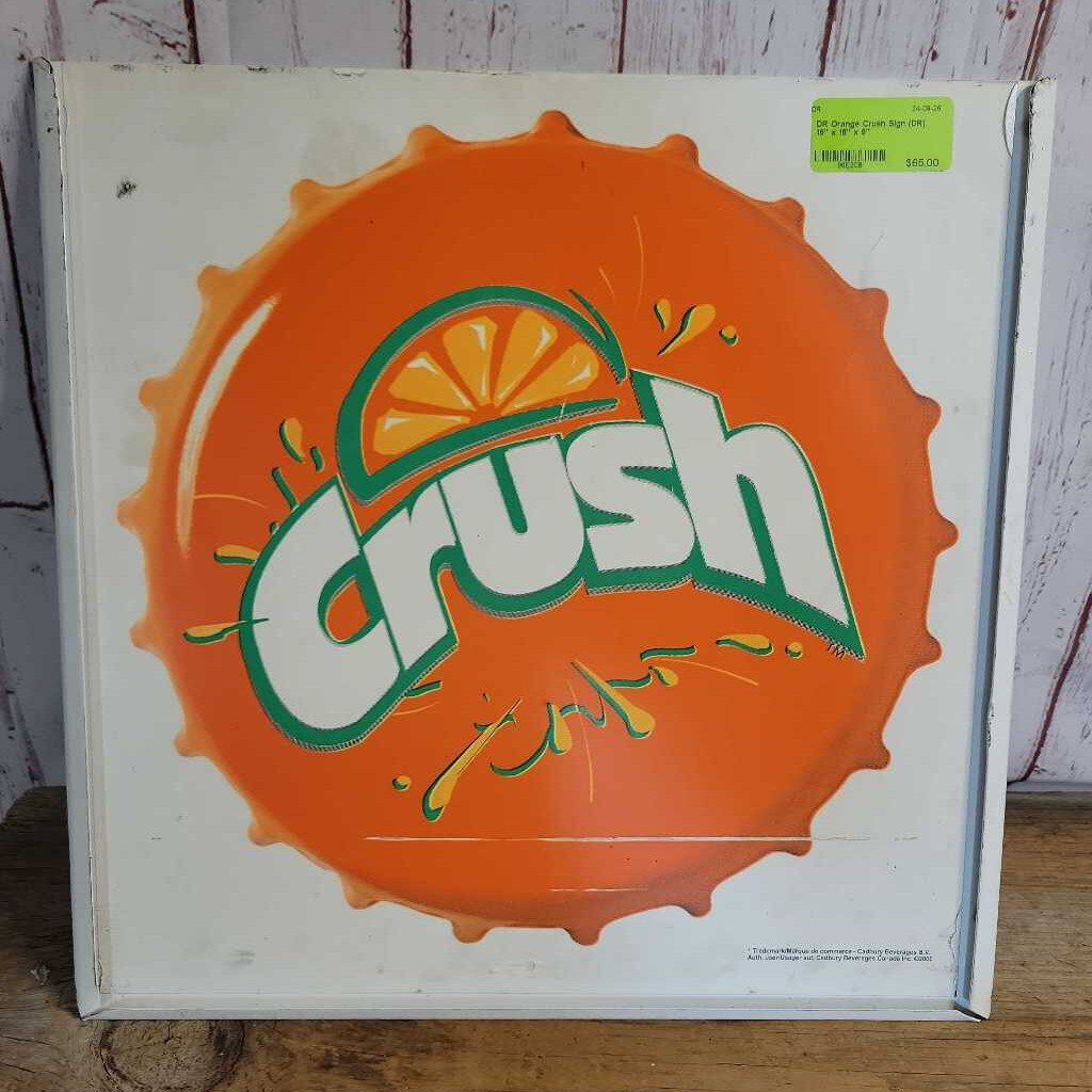 Orange Crush Sign (DR)