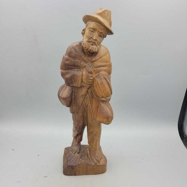 Hand Carved Wooden Man (JAS)