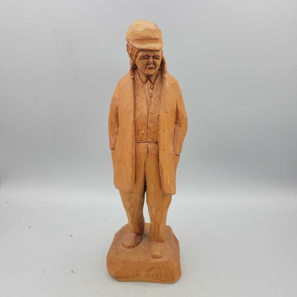 Folk Art Carved Man (JAS)