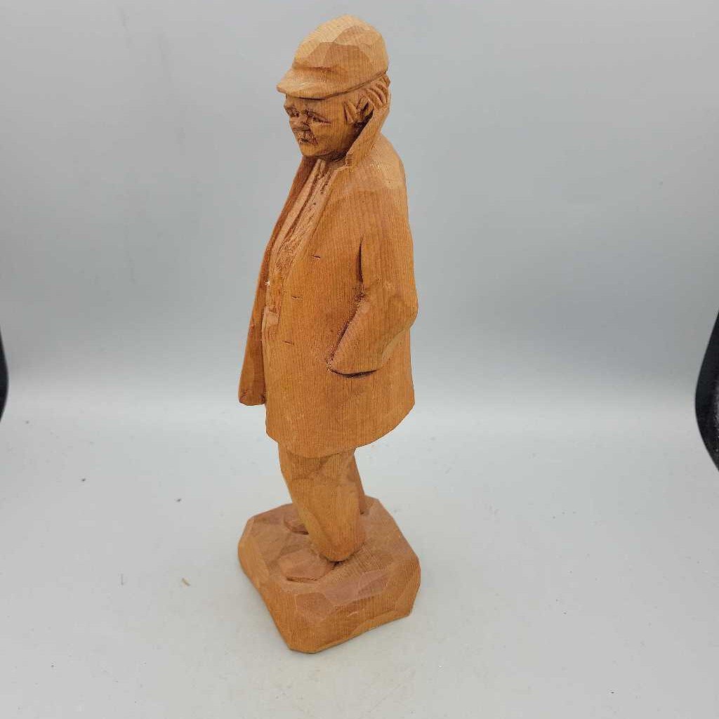 Folk Art Carved Man (JAS)