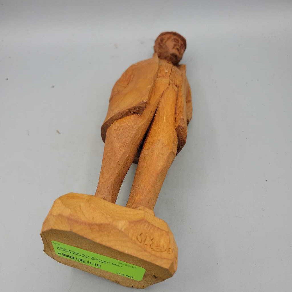 Folk Art Carved Man (JAS)