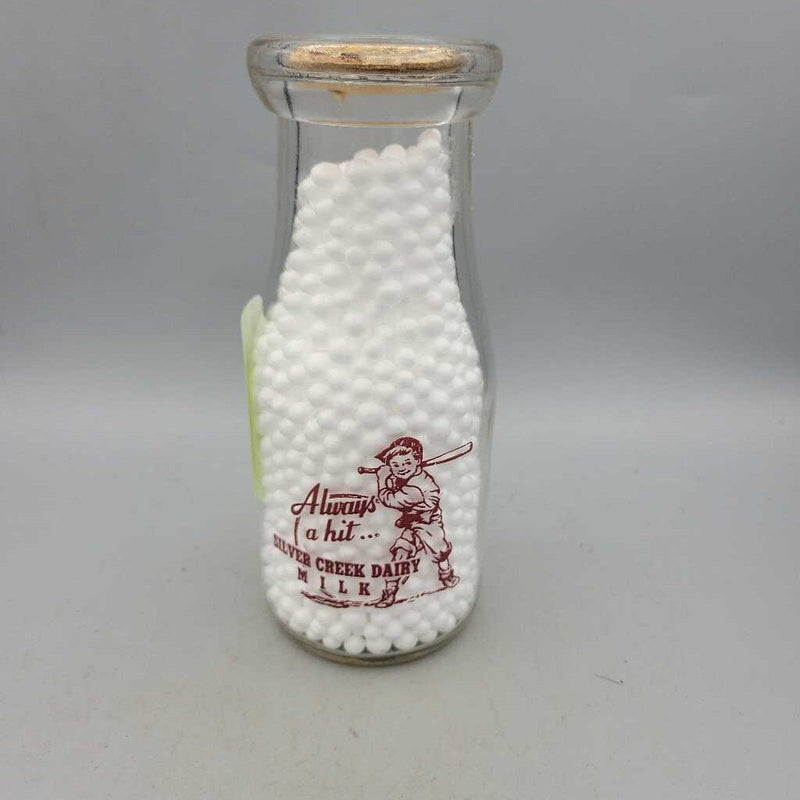 Silver Creek Dairy 1/2 Pint Milk Bottle Hamilton (Jef)