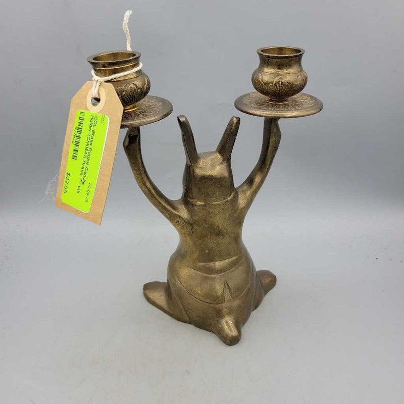 Brass Rabbit Candle Holder (CM0541)