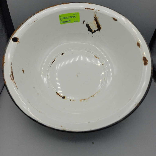 Enamelware bowl as is pin hole(JAS)