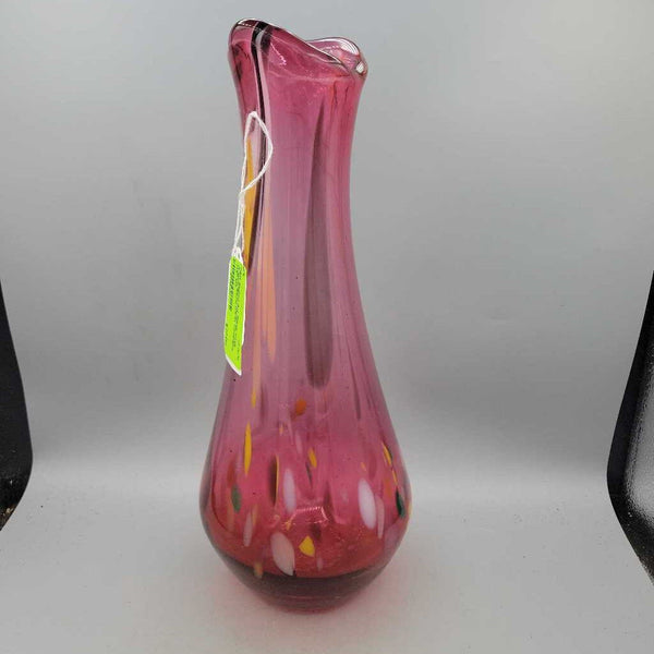 Signed Art Glass Vase Angelo Rossi (DEB)