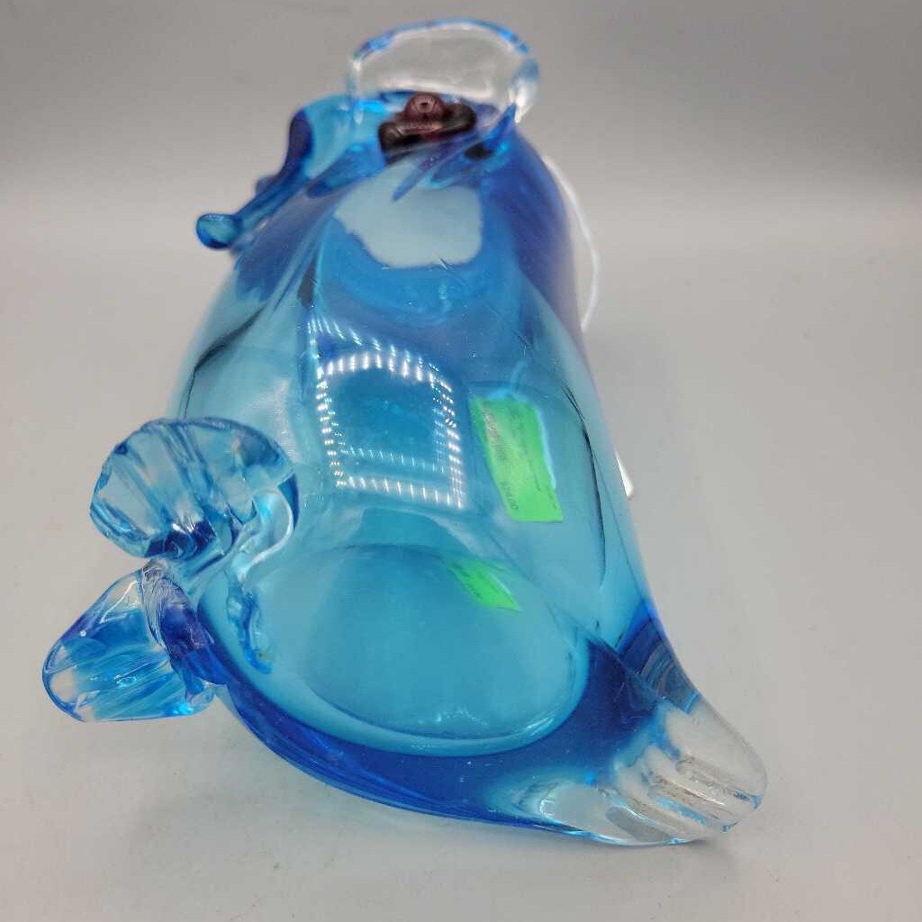 Art Glass Owl Vase (DEB)