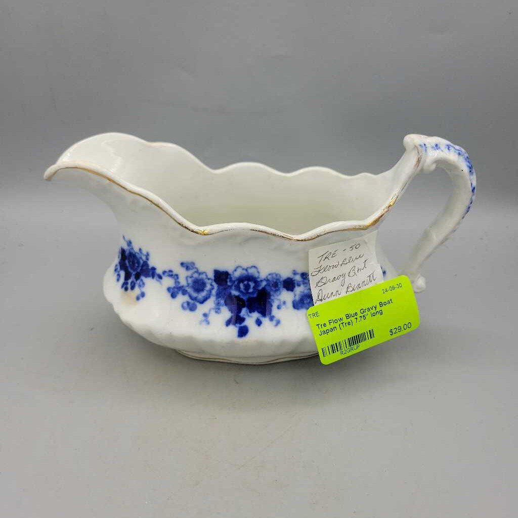 Flow Blue Gravy Boat Japan (Tre)