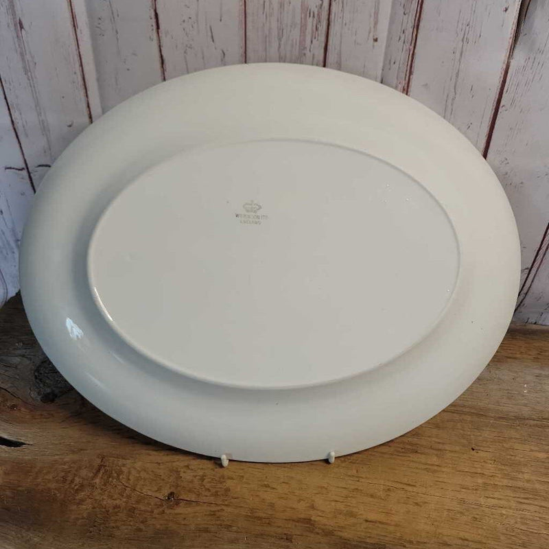 Large Ironstone White Platter England (KAR)