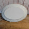 Medium Ironstone White Platter England (KAR)