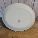 Small Ironstone White Platter England (KAR)