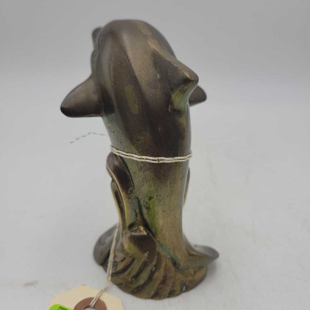 WDV1598 Brass Dolphin {K}