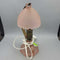 Vintage Glass Boudier Lamp Satin Glass (YVO) (410)