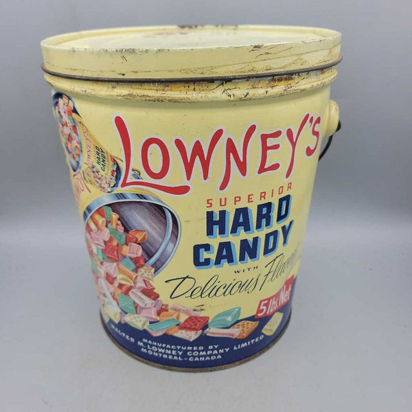 Lowney"s Candy Tin pail Tin (JAS)