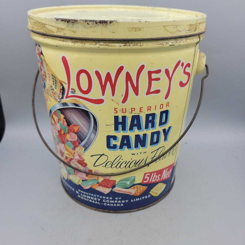 Lowney"s Candy Tin pail Tin (JAS)