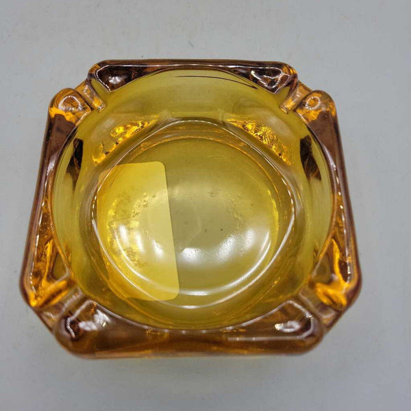 Amber Square Ashtray (JAS)