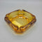 Amber Square Ashtray (JAS)