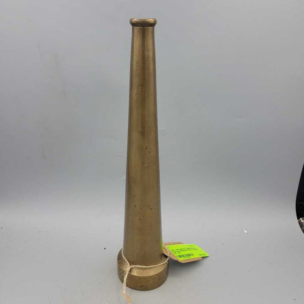 Vintage 10" Solid Brass Fire Hose Nozzle (SAL)