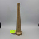 Vintage 10" Solid Brass Fire Hose Nozzle (SAL)