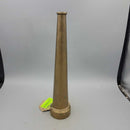 Vintage 10" Solid Brass Fire Hose Nozzle