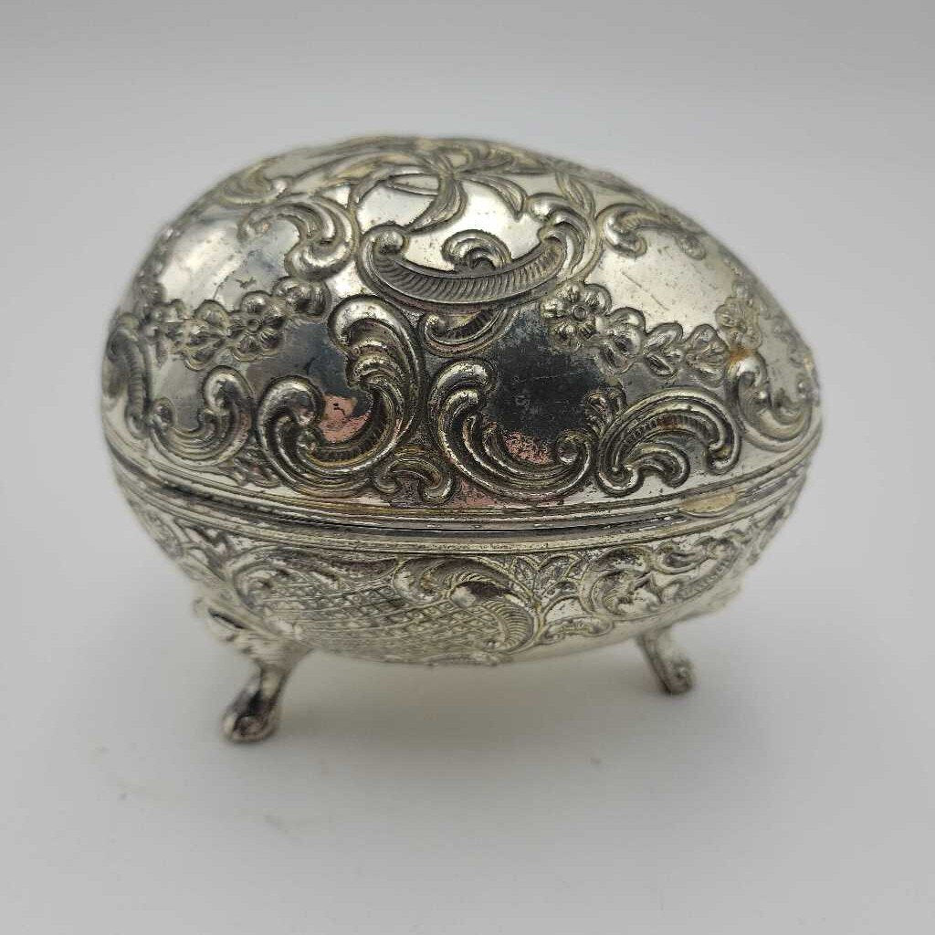 Egg shaped trinket box (LIND) P2274