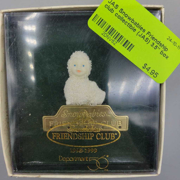 Snowbabies Friendship club collectible (JAS)