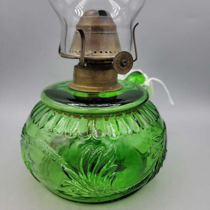 Green Plume Pattern Oil Lantern (JH49)