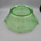 Green Depression Etched Glass Bowl (RHA)