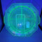 Uranium Glass Divided Plate (YVO) 410