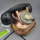 Retro Copper Dial Telephone ( It works)