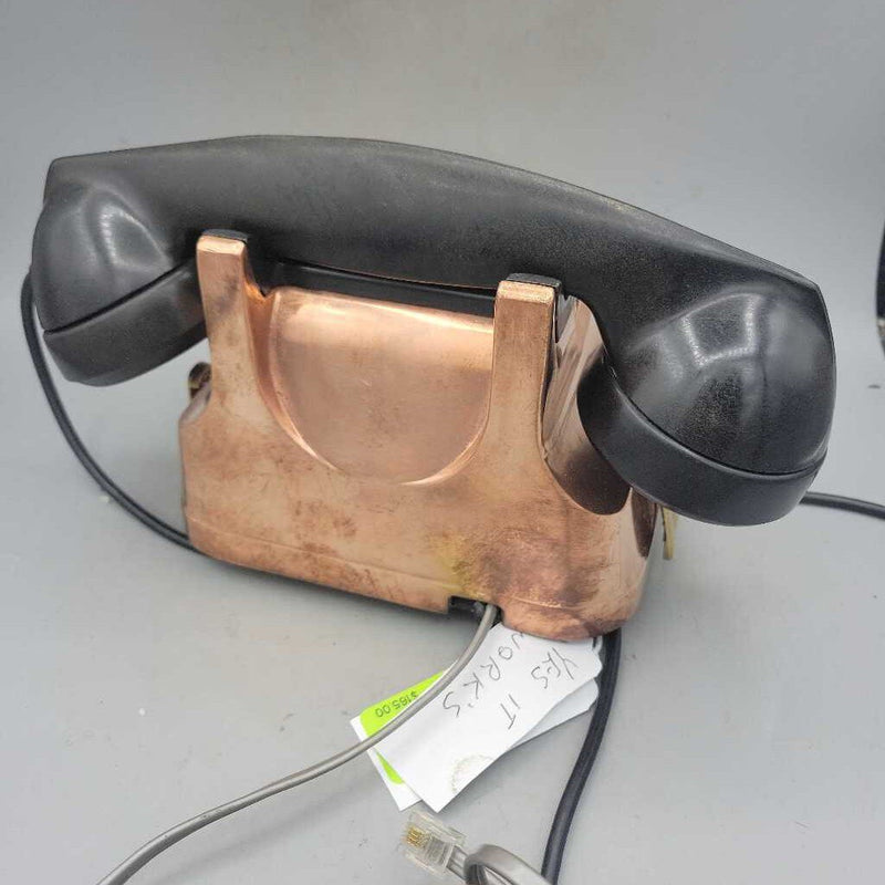 Retro Copper Dial Telephone ( It works)